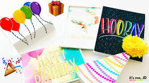 Grab some string or curling ribbon, sticky tape and scissors and you're ready for your happy birthday banner diy. 5 Beautiful Diy Birthday Card Ideas That Anyone Can Make