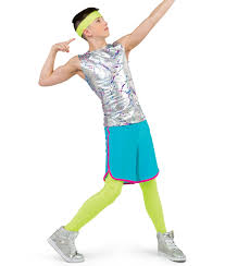 Jazzercise was all the rage in the '80s! Guys 80s Workout Dance Costume A Wish Come True