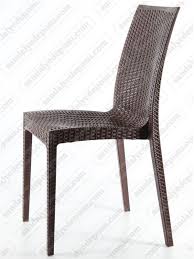Weekend Rattan Desenli P P Sandalye Kahve Sandalye Kahve