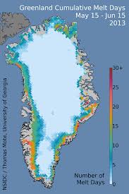 Springtime Melt In Greenland Late Start Rapid Spread