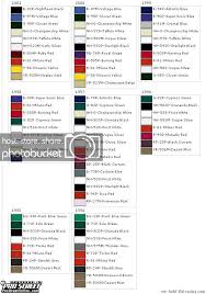 Colors For Various Model Years Honda Acura Net