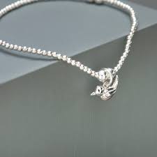 Searching for silver jewels models at discounted prices? Silver And Rose Gold Robin Charm Bracelet Evy Designs Halifax