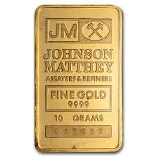 Contains 1 kilo or over 32 troy ounces of.9999 percent fine gold. Johnson Matthey Gold Bar Circulated In Good Condition 10 G