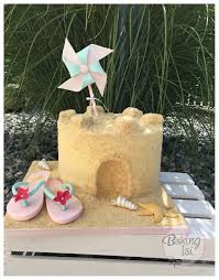 Sand Castle Cake Beach Holiday Flip Flops Sandburg Torte Strand Urlaub Geburtstagsfeier Ideen Kindergeburtstag Geburtstagsfeier