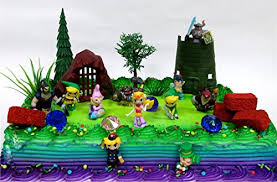 Our edible cake toppers are printed on frosting sheets and are quite easy to make use of. Amazon Com Legend Of Zelda Birthday Cake Topper Set Including Zelda And Friends With Fun Zelda Decorative Elements Childrens Cake Decorations Grocery Gourmet Food