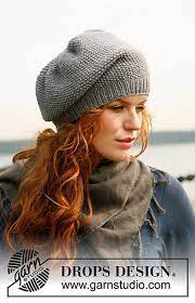 134 29 Baltique Hat In Lima Pattern By Drops Design Knitted Hats Knitting Crochet