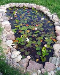 In autumn last year we made our pond and used rocks to line the edges and created a pebble beach: 73 Backyard And Garden Pond Designs And Ideas