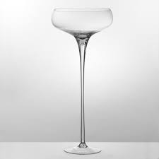 Coupe Sur Pied Verre Coupe Sur Pied En Verre Vase Coupe Sur Pied En Verre Tres Bel O Objet Decoration Deco Centre De Table Composition Florale Artificielle