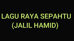 Tak kira apa bangsa orang melayu orang cina orang putih atau orang india orang timur orang barat di seluruh dunia ada hari raya. Lirik Lagu Raya Sepahtu Cover Jalil Hamid Youtube