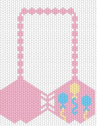 0.0.1 about 4 years ago. Mlp Pinkie Pie Cutie Mark Kandi Bikini Bra Bead Pattern Peyote Bead Patterns Characters Bead Patterns
