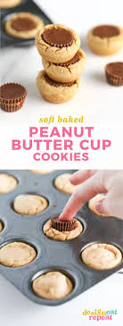 Soft Reeses Peanut Butter Cup Cookies Peanut Butter Cup Cookies Peanut Butter Cups Recipe Peanut Butter Cups