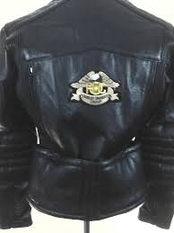 Hein Gericke Leather Motorcycle Jacket Black Harley Davidson Hog Womens 32 Xs Black Leather Motorcycle Jacket Black Harley Davidson Leather Motorcycle Jacket