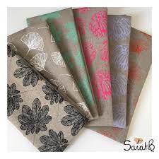 Hand Screen Printed Kitchen Tea Towels Available In My Ginkgo Leaves And Seed Pod Screen Print Tea Towels Screen Printing Designs Silk Screen Printing Diy
