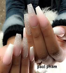Lightly add more product to the middle of your nail keeping it. Naildesigns Ombre Nails Glitter Ombre Acrylic Nails Long Acrylic Nails