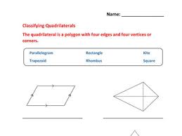 6.5 trapezoids and kites using the list of websites provided (or your own), complete the notes below. Grade 5 Geometry Worksheets Kidschoolz