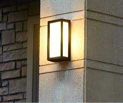 2016new Modern Gate Wall Lamp Led 5w 4000k Black Aluminum Housing Exterior Wall Light Outdoor Wall Lamps Outdoor Wall Lighting