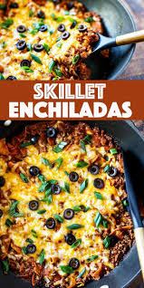 Skillet Enchiladas This Easy Enchilada Recipe Is Loaded Flavor Ground Beef Corn Tortillas Enchilada Sauce And Melty Cheese On The Table In 20 Minutes Recipe Easy Enchilada Recipe Easy Enchiladas Recipes