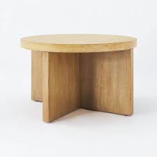 Walker edison modern coffee accent table living room, wave top, clear glass. Coffee Tables Target