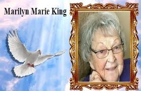 Obituary notice for Marilyn Simpson King.