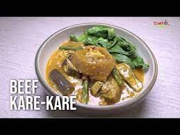 Beef Kare Kare Simpol Youtube International Recipes Pork Recipes Cooking Recipes