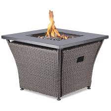 In short, for the money this is a great fire pit and works great to do what its supposed too. Blue Rhino 32 In W 50000 Btu Steel Propane Gas Fire Table In The Gas Fire Pits Department At Lowes Com