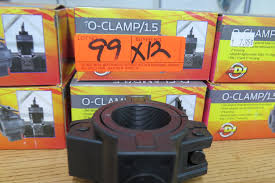 Qty 12 Adj American Dj O Clamp 1 5 Heavy Duty Plastic Wrap Around Lighting Clamp Oahu Auctions