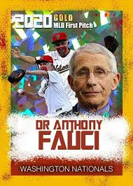 Further emails show dr fauci was sent a news story which claimed the idea the virus was manufactured in a chinese lab. Amazon Com Dr Anthony Fauci Opening Day First Pitch Custom Novelty Card Gold Cracked Ice Washington Nationals Collectibles Fine Art