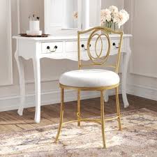 Gold Vanity Accent Stools You Ll Love In 2021 Wayfair Hot promotions in chair vanity on aliexpress if you're still in two minds about chair vanity and are thinking about choosing a similar product, aliexpress is a great place to compare prices and sellers. adrienne vanity stool