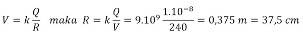 K = konstanta pembanding (9 × 109 nm2/c2). 5 Contoh Soal Potensial Listrik Dan Pembahasannya Gammafis Blog