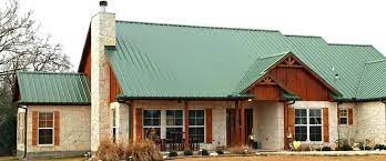 This is the home of an area pediatrician and her retired neurosurgeon husband near augusta in the belgrade lakes region of maine. Green Metal Roof House R Panel Roofing Emerald Colors With Hunter Plandsg Com Metal Roof Houses Tin Roof House House Roof