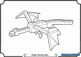 Suitable for kids of all ages. Ender Dragon Easy Minecraft Coloring Pages Novocom Top