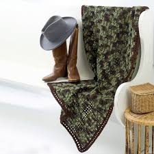 Manly Crochet Throw Blanket Pattern Favecrafts Com