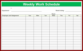 Free Printable Weekly Schedule Template Fresh Blank Weekly Employee Schedule Template To In 2020 Weekly Schedule Printable Schedule Printable Monthly Schedule Template