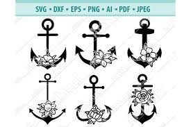 Free anchor svg files to download from cut that design. Anchor Svg Anchor Cut File Anchor Floral Png Dxf Eps 574323 Cut Files Design Bundles
