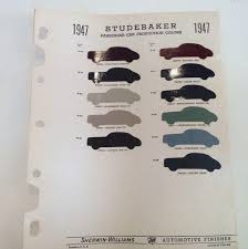 Sell 1947 Studebaker Sherwin Williams Automotive Paint