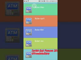 Jadual tarikh pembayaran duit pencen terkini pesara kerajaan tahun 2021. Tarikh Gaji Pencen 2019 Android App By Free Info Store Channel
