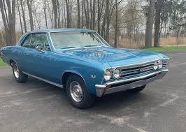 This 67 marina blue chevelle is a tribute car to the days of street killer chevelle ss 396 4 speeds prowling for drag races. 1967 Chevrolet Chevelle S S Saratoga Auto Auction