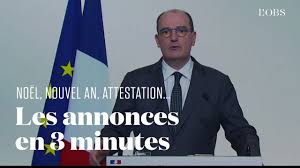 mise à jour du 23 décembre à 10h22. Couvre Feu Noel Et Reveillon L Essentiel Des Annonces De Jean Castex Youtube