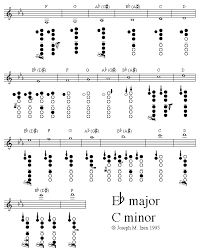 69 true free bass clarinet finger chart