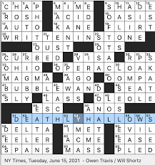 If you have other puzzle games and need clues then text in the comments . Rex Parker Does The Nyt Crossword Puzzle Set Of Legendary Objects From The Harry Potter Series Tue 6 15 21 Where Something Unpleasant May Stick