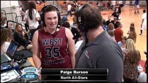Player of the Game Interview with Paige Burson from the North All-Stars