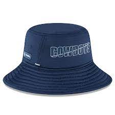 Dallas Cowboys New Era 2020 Nfl Summer Sideline Official Bucket Hat Navy