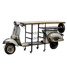 Aktuelle roller gutscheine & angebote finde täglich die besten gutscheincodes und deals spare.in der produktsparte der preiswerten möbel gehört der discounter roller ganz klar zu den. Minibar Konsole Vintage Scooter Bar Grau Roller Theke Design Delights
