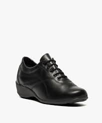 Derby femme à talon compensé 2 cm. Derbies Femme Confort Dessus Cuir A Talon Compense Bopy Gemo