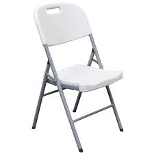 The air chair and table (combo 4). Showgoer Plastic Folding Trade Show Chairs