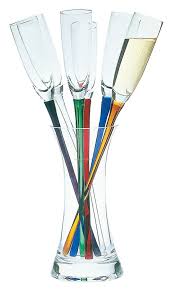 Jar Glass With Set Of 6 Champagne Color Glasses Wholesale China Glass Champagne Flutes Glass Flute Glass
