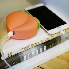 Dual Usb Power Bank Usbpowerbank Dualpowerbank Peach Peach Aesthetic Powerbank