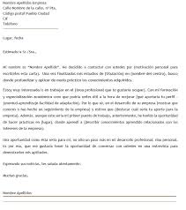 Formato de carta de presentación. Modelos De Carta De Presentacion Formatos De Carta De Presentacion