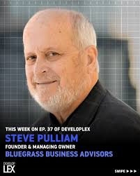 New Episode 🏗️ Steve Pulliam, Founder and Managing Owner of Bluegrass  Business Advisors, took the time to discuss with us about: -His role and  history at Bluegrass Business Advisors -The ins and