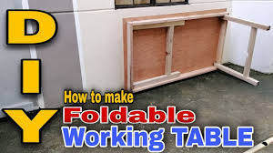 Assemble the portable table legs. 22 Diy Folding Table Ideas You Can Build Easily